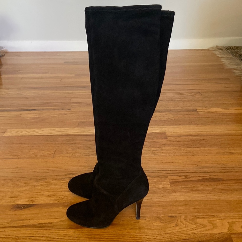Black Cole Haan suede boots